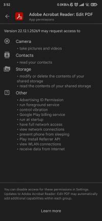  Normal permission