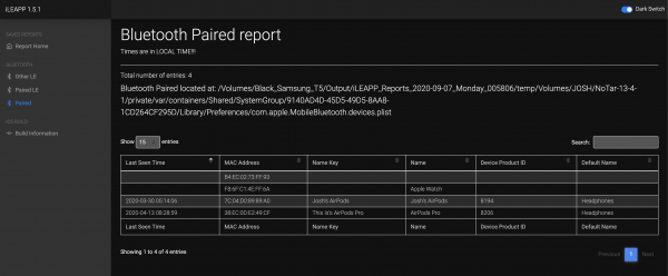 Bluetooth Paired