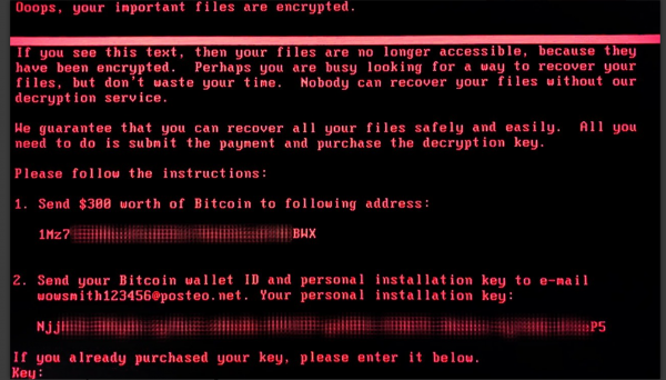 Slika 7 Ucjenjivačka poruka